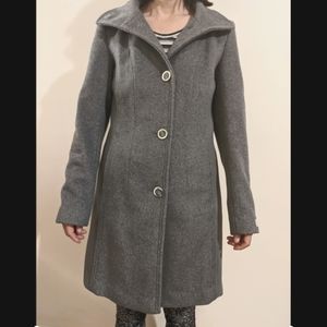 Calvin Klein Grey Peacoat